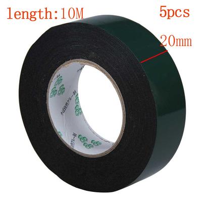 5PCS 10M Strong Waterproof Adhesive Double Sided Acrylic Foam Tape Car Trim Plate Roll(1mm Thick)