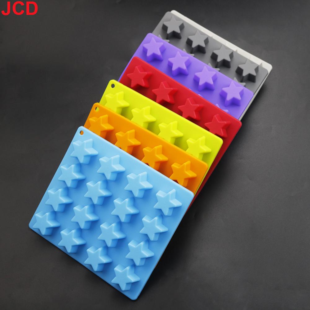 Silicone world 16 grid star ice grid Silicone Mold Ice Cube Tray DIY Chocolate Fondant Mould Pastry Jelly Cookies Baking Tools