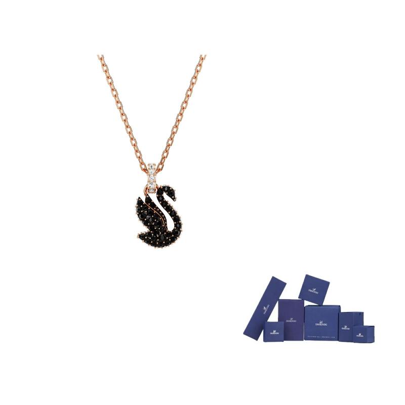 Swarovski Swan Pendant Necklace F-Original brand box (color random)