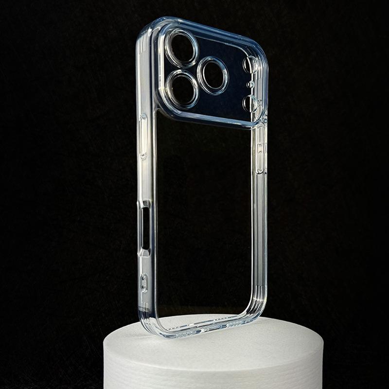 Apple 17 Pro Max Full Coverage Magnetic Transparent Phone Case iPhone 14