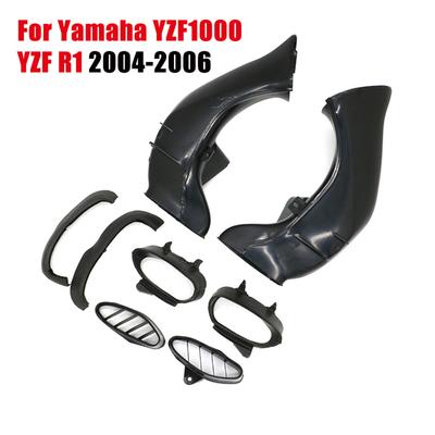 For Yamaha YZF1000 YZF R1 1000 2004 2005 2006 Ram Air Intake Tube Duct Cover Fairing ABS Plastick Motorcycle Accessories