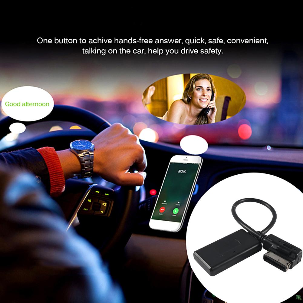 Kit Bluetooth pour Interface Média Mercedes-Benz AUX Adaptateur Sans Fil Classes A/B/C/E/M/S/R/W/GL/ML/SL/CLS/SLK/GLK 2009-2014