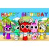 New High-Definition Birthday Party Backdrop - Spray Painted Venue Decoration