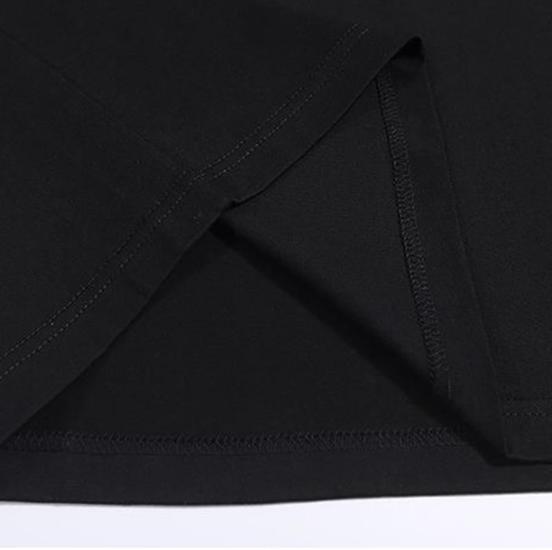 Streetwear Japonské Anime Grafické Tričko Bavlna Prané Černé Tričko Unisex Vrcholy Trička Krátký Rukáv Tričko