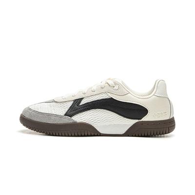 Scarpe da Ping Pong Li Ning Resistenti all'Abrasione Traspiranti Basse Unisex Bianco Nero Grigio AZGV023-11