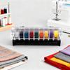Transparent Magnetic Bobbin Storage Box Plastic Clear Bobbin Case  Home Sewing