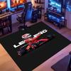 C-charles Leclerc F1 Racing-Themed Entrance Mat,Non-Slip Mat Area Rug,Room Decor,Outdoor Decor,Kitchen Rug,Doormat - Machine Washable,Easy to Clean