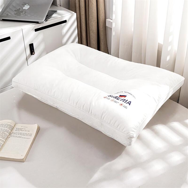 Lishin Adult Feather Silk Cotton Pillow
