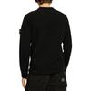 Stone Island Lambs Wool Crewneck Black Men Tops 8115568A3-V0029