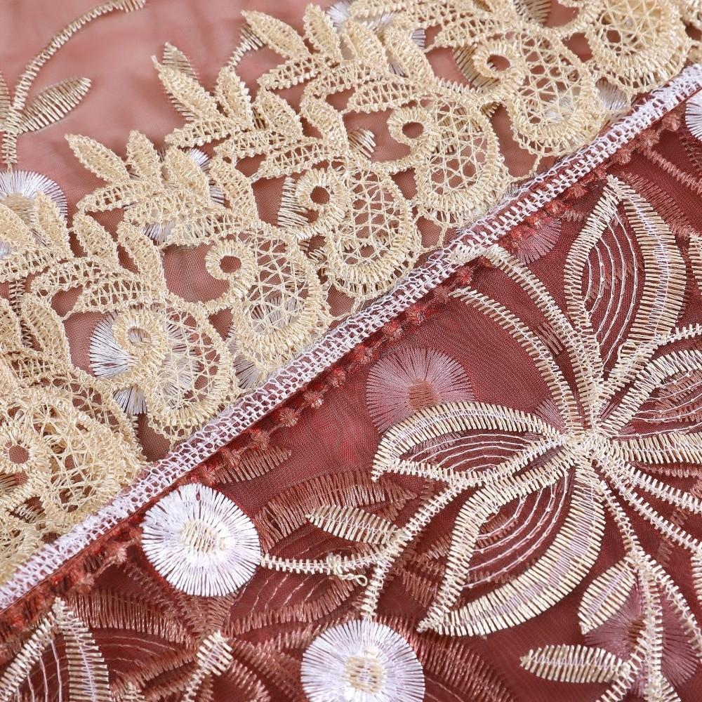 Fashion Satin Embroidered Lace Tablecloth Elegant Lace Design Round Tablecloth Vintage Embroidery Table Cover Dining Table