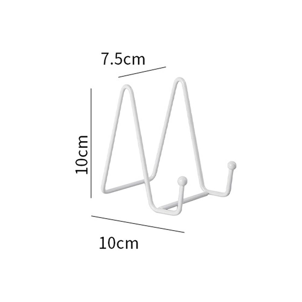 Picture Stands Holder Display Picture Easel Metal Plate Dish Tabletop Art Pictures Frame Photo Decorative Tabletop Art 1 Pc