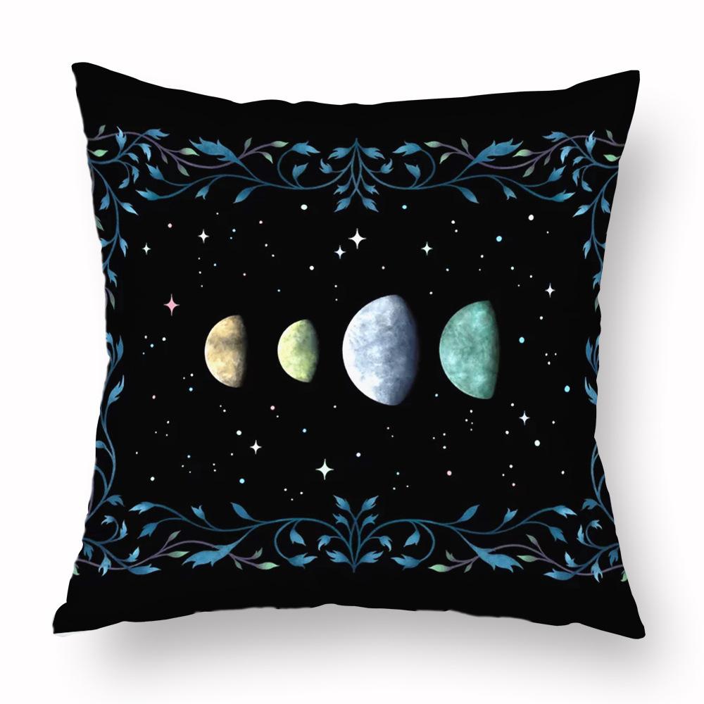 Magic Psychedelic Moon Pillowcase Decoration Room Aesthetics Butterfly Pillowcase Bedroom Living Room Home Decoration Pillowcase