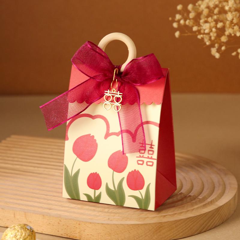 Charming Wedding Favor Candy Box - Ins Style Handbag Design