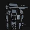 For BMW G06 X6 - Gearbox Panel Navigation Screen Automotive Interior TPU Protective Car Film Anti-Scratch Sticker