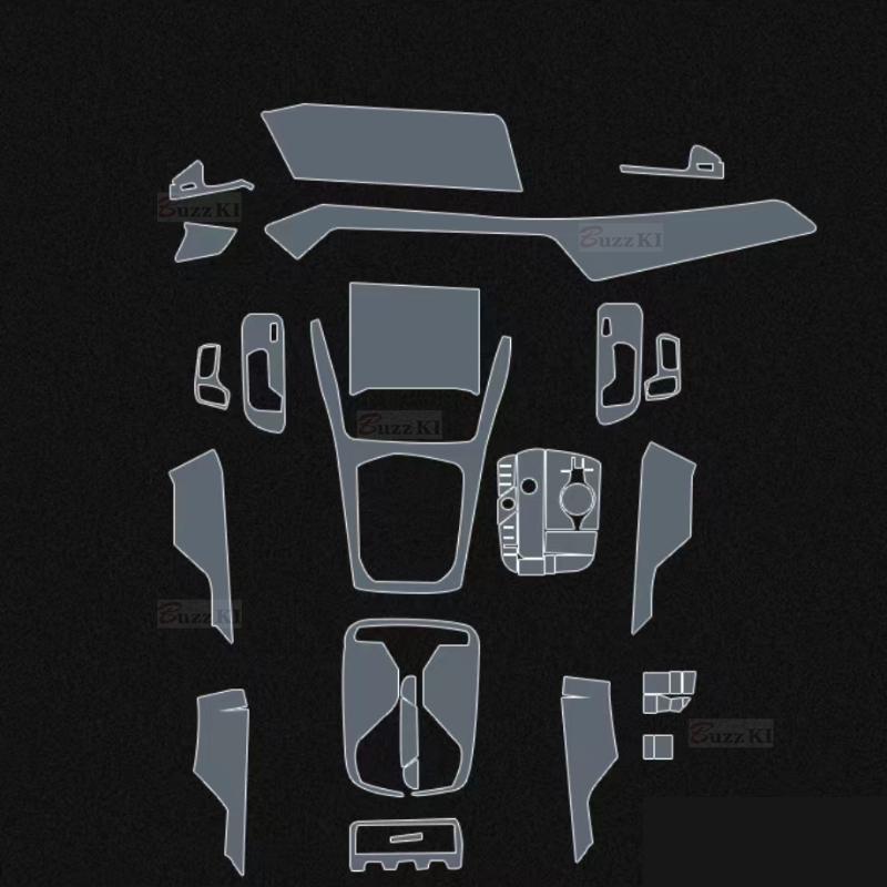 For BMW G06 X6 - Gearbox Panel Navigation Screen Automotive Interior TPU Protective Car Film Anti-Scratch Sticker