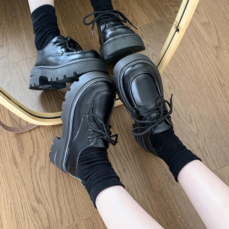 Fashion 2025 High Quality Women Shoes Brand Women's Pumps Hot Sale Loafers Fashion Round Lace-up Low Heel Pumps Trend Office Lady Shoes