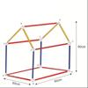 Korean Style House Shaped Pet Bed, Detachable Washable Closed Dog Cat Tent House for Small Medium Pets