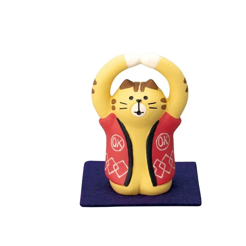 Japanese Groceries Lemon Cat Zakka Tide Play Gift Miniature INS Resin Crafts Small Decoration Scene Decoration Gift