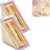 Triangle Bakery Packaging Small Sandwich Box Triangle Sandwich Containers Reusable Sandwich Bags Preservation Box For Schoolbag