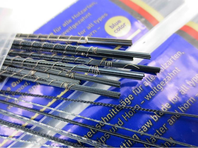 German Li Kuai Coping Fret Saw Blade for Copper, Iron, Brass, Steel Wire, and U-Shaped Hand Scroll Saws