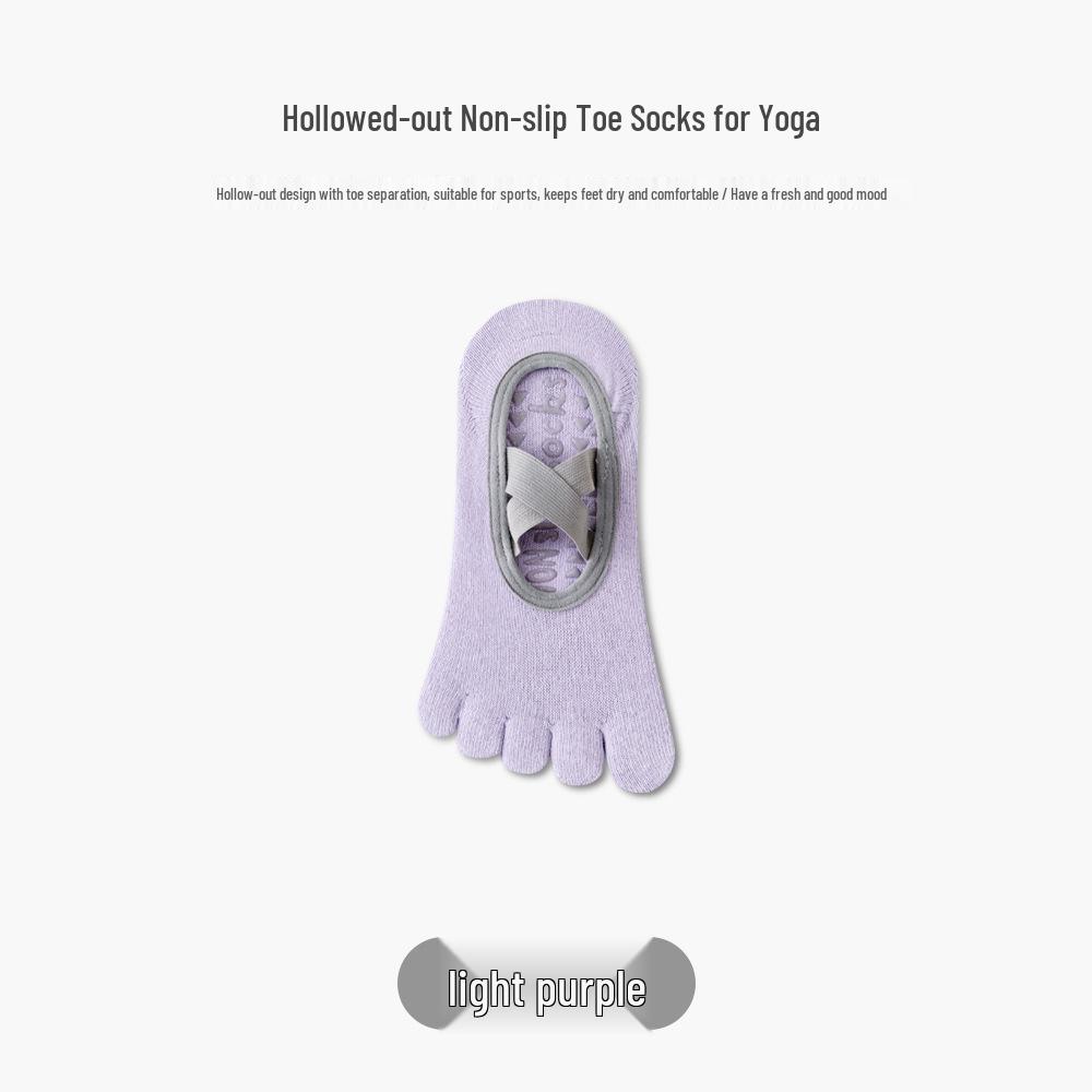 Women's Non-Slip Five-Toe Yoga & Pilates Socks - Summer Thin Fitness Floor Socks