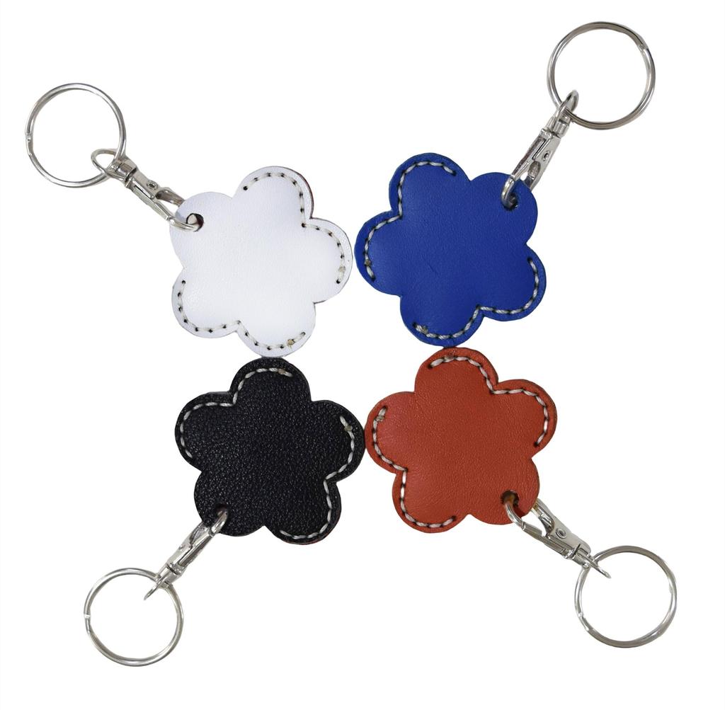 [Salon De M] Genuine Leather Key Covers with Key Caps, Anti-theft Leather Key Covers, Key Number Concealment, Women's Brand Leather Key Covers, Cute