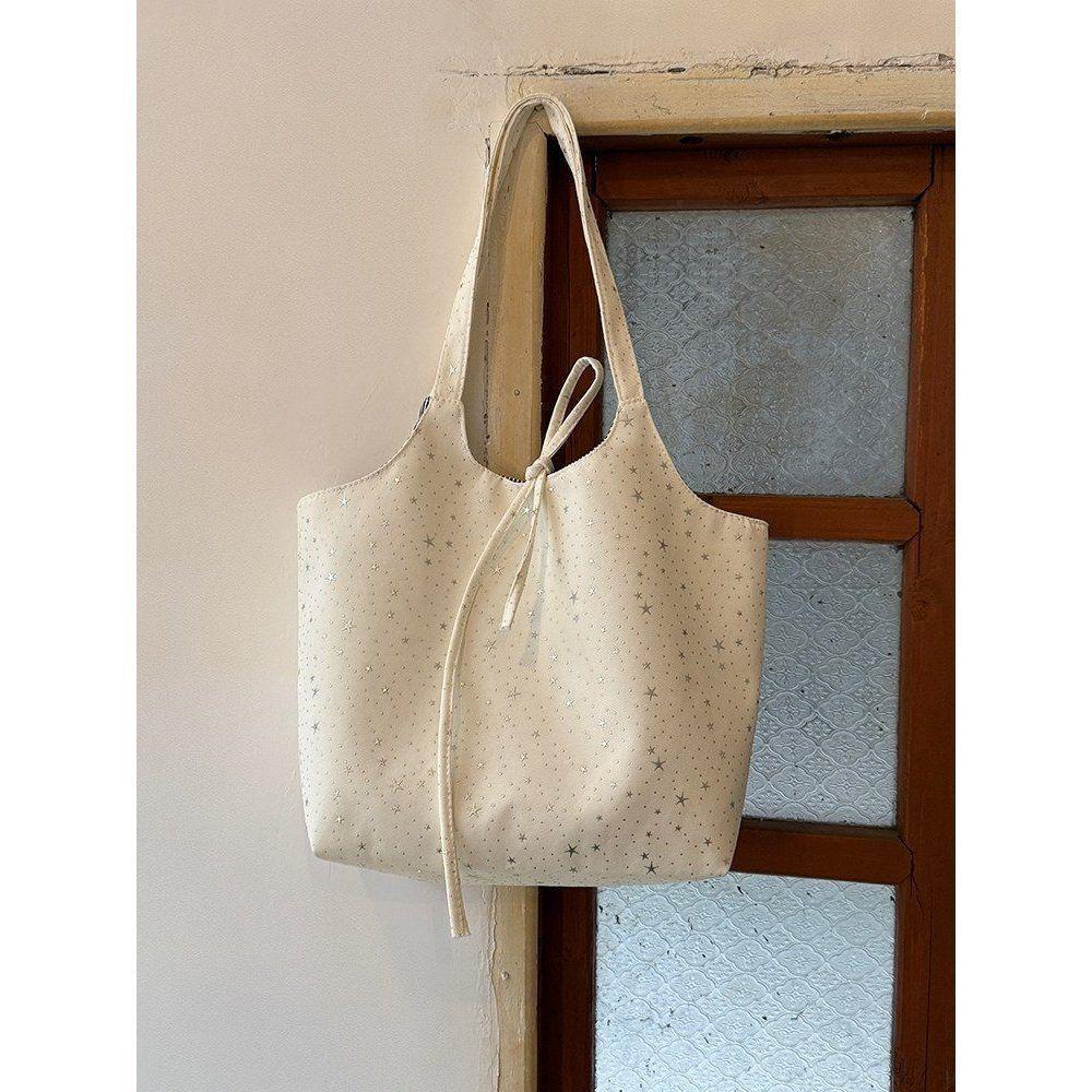 

Tote Bag - Large Capacity, High-end, Commuter Single Shoulder Bag білий