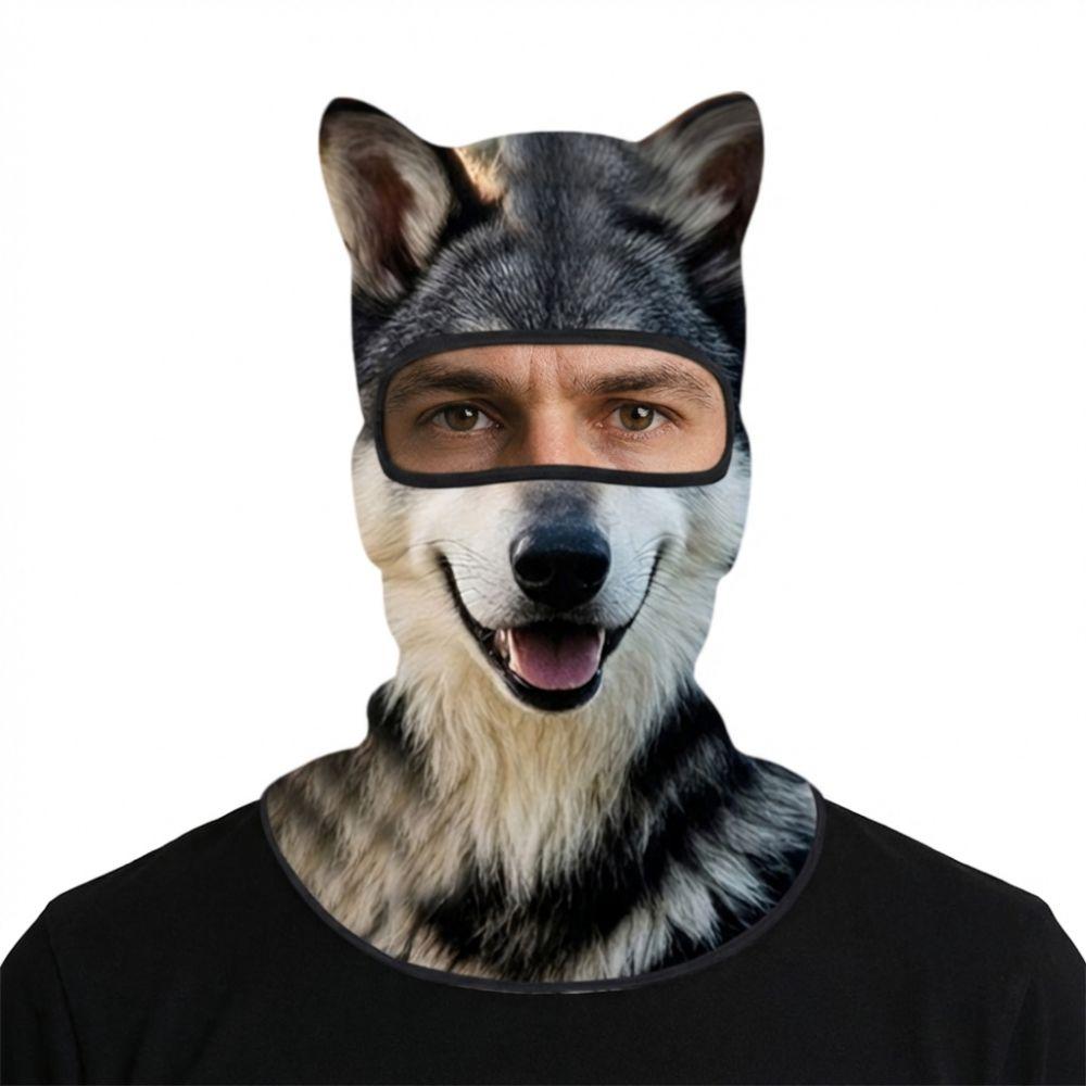 Solbeskyttende Balaclava Mask Is Silke Kølende Halsrør Fuld Ansigt Maske Cykling/Fest/Udendørs