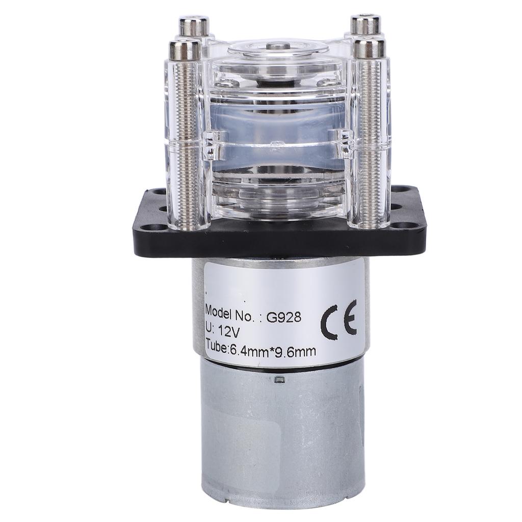High Flow Corrosion Resistant Vacuum Peristaltic Self priming Pump with DC Motor 12V