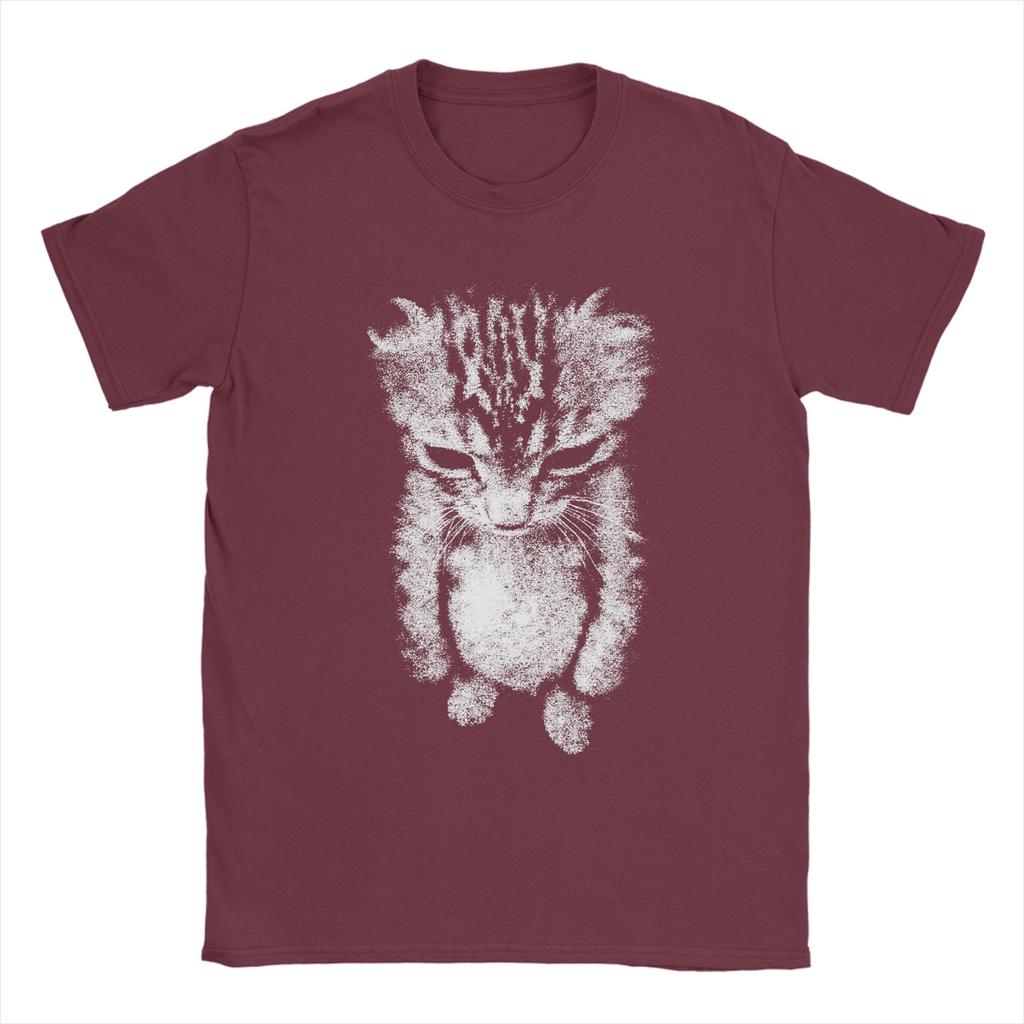 Men El Gato Munchkin Kitten Funny Sad Crying Cat Meme Cat Lovers T Shirts Cotton Clothes Short Sleeve Tee Shirt Summer TShirts