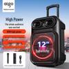 Aigo S56 12-inch Portable Bluetooth Karaoke Trolley Speaker CN Plug (adapter Included)