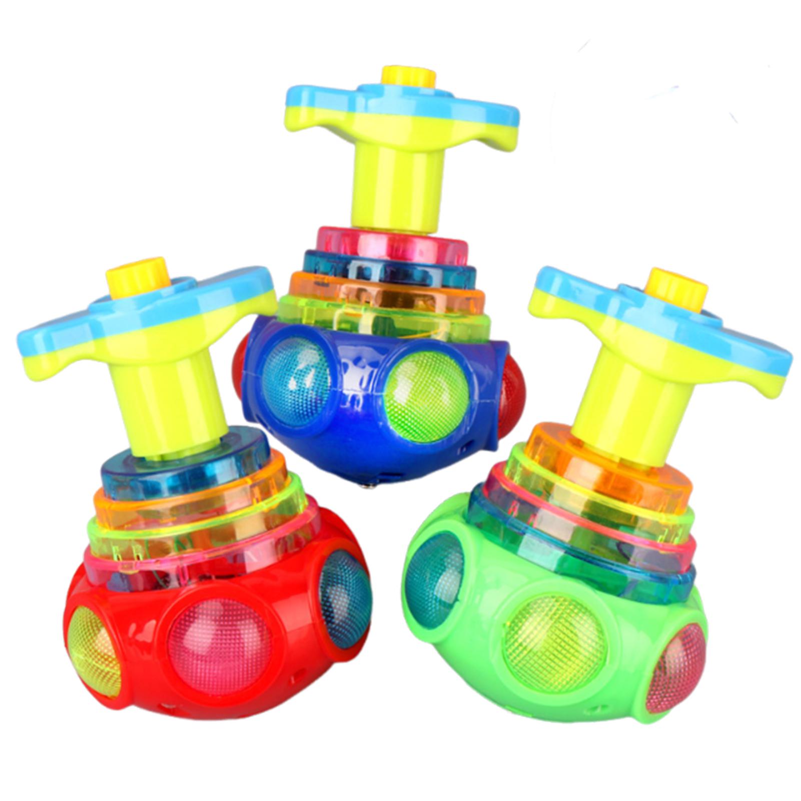 

3pieces Gyroscope Toy Spinnings Tops 3pack/lot Wooden Autisms 3pcs Light Up Popular For Favors And Prizes Autisms
