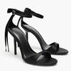 Fashion Elegant Black Bow High Heeled Sandals Women Fashion Cozy Round Toe Ankle Strap Buckle Brand Designer Shoes Sexy Party Dress Shoe