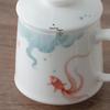 Nanshan Mr. Ceramic Tea Infuser Mug with Lid and Filter