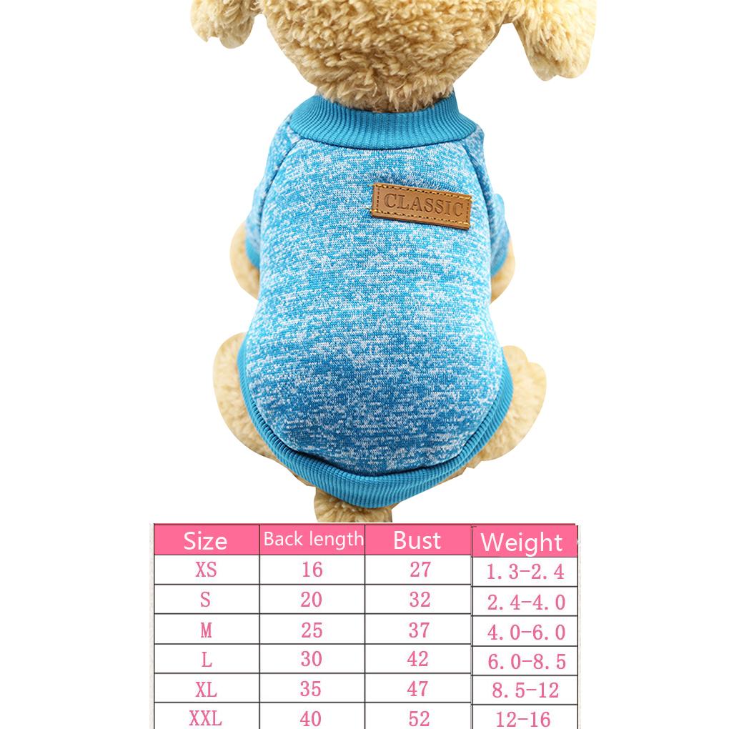 Pet Coat Dog Jacket Winter Clothes Puppy Cat Sweater Coat Clothing Apparel
