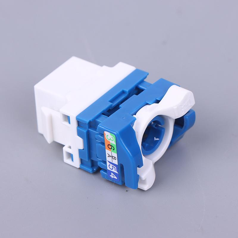 Whirling Wire Cat6 Rj45 Toolless Lan Insert Keystone Ethernet Module Jack Gigabit Utp Tool-Free Ineternet Socket