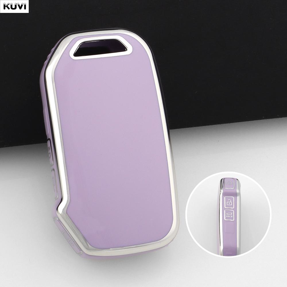

Women Tpu Car Smart Key Case Cover Fob Keychain For Kia Sportage R Gt Stinger Sorento Ceed Cerato Forte Niro Soul Telluride