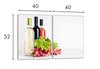 Szklana płyta ochronna na kuchenkę 2x40x52 Wino
