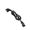 Universal Three-Flat Pin to IEC C13 Power Cord for Computers, Servers, Kettles, and More
