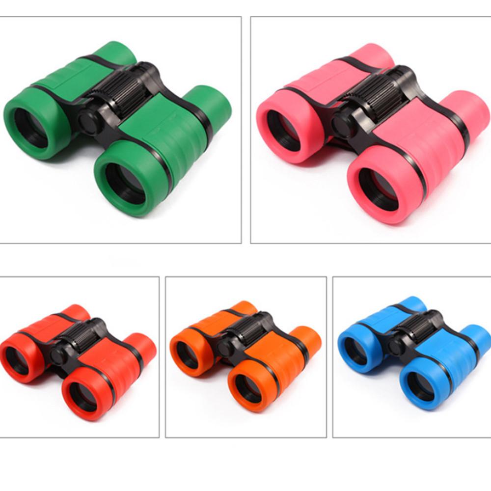 Binoclu reglabil 4x30 Telescop cauciuc anti-alunecare Cadou portabil pentru copii Binoclu pentru învățare educațională în aer liber pentru copii