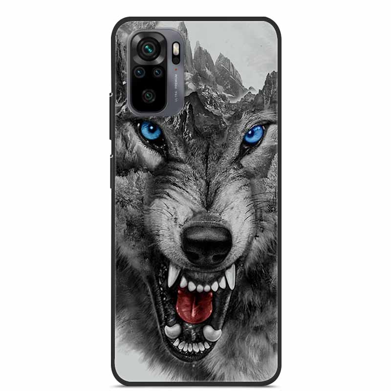 Dla Xiaomi Redmi Note 10S Case silikonowa tylna okładka etui na telefony dla Xiaomi Redmi Note10T 2021 miękki futerał uwaga 10S 10T 10 T S Coque
