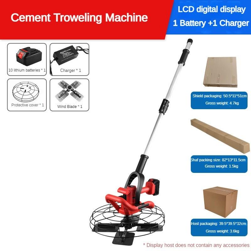 High Power Electric Plastering Machine Cement Concrete Troweling Machine  Multi Functional  Road Surface Finishing Equipment