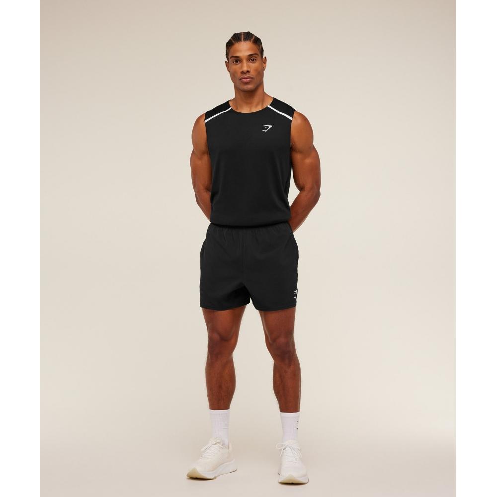 Gymshark Arrival Contrast Tank Black A4c4i Bdkq