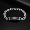 Casual Men's Thick Chain Bracelet,Never Fade Stainless Steel Wristband,New Punk Jewelry Gift
