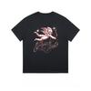 American High Street Cupid's Arrow Print Short Sleeve Women's T-irt Loose Top Streetwear Cute Graphic Clothing