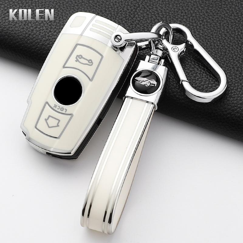 Fashion Tpu Car Key Case Cover For Bmw E90 E60 E70 E87 3 5 6 Series M3 M5 X1 X5 X6 Z4 E71 E72 E88 E89 E91 E92 Protector Keychain