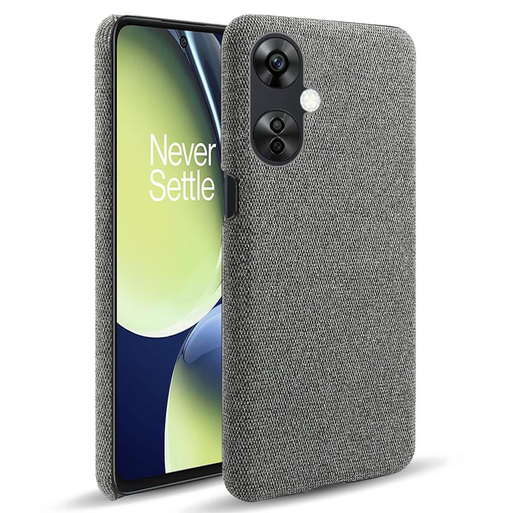 

Для OnePlus Nord CE3 5G/CE 3 Lite 5G/Nord N30 5G Противоударный Нескользящий Чехол Ткань+Твердый ПК Защитный Чехол для Телефона Grey