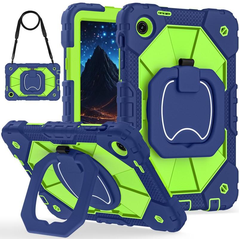 Shockproof Full Cover Case With Kickstand T-Mobile REVVL Tab 2 10.1 Inch Tablet - PC Material Multi-Angle Stand Anti-Bending