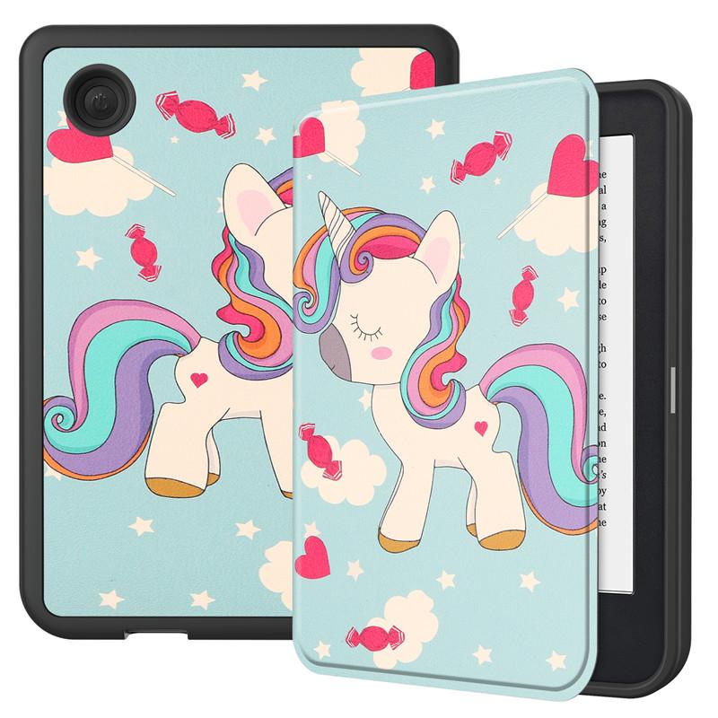 Funda for KOBO Clara 2E Case 2022 Smart Cover PU Leather Silicone Back Full Housing Ebook Case for Etui Kobo Clara 2e Cover Capa