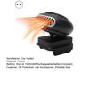 Mini Car Fan Heater with Battery Tilt Protection 1500mAh Rechargeable Auto Windscreen Defroster Heater with USB Port Portable Camping Vehicle